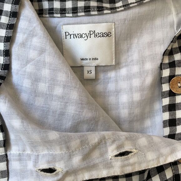 Privacy Please | Burbank Skirt in Black Gingham - Picture 7 of 8